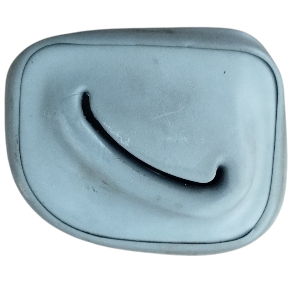 Capa Acabamento Cinto Traseiro Esquerdo Vw Gol 2007 A 2010 Cinza