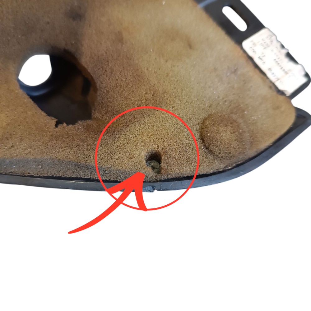 Moldura interna retrovisor Vw Gol 2000/2001 c/detalhes 4