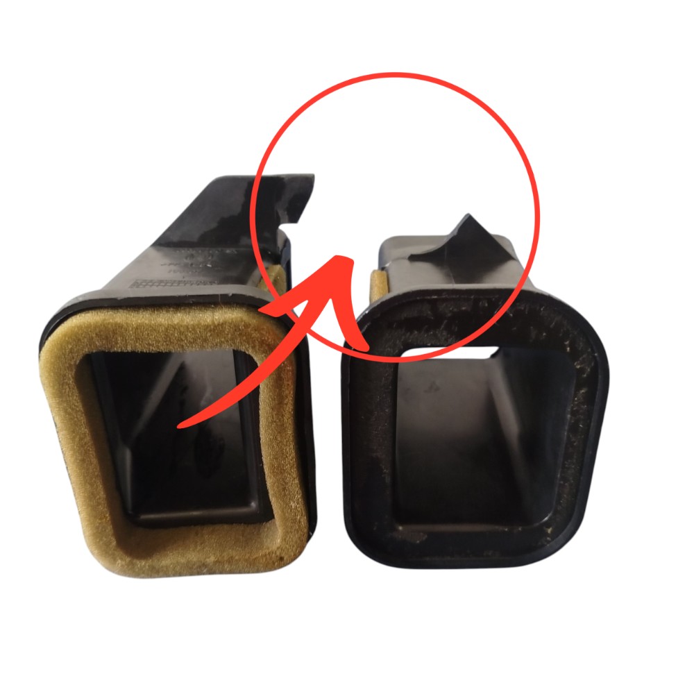 Par duto difusor de ar FIAT siena palio 2014 com detalhes