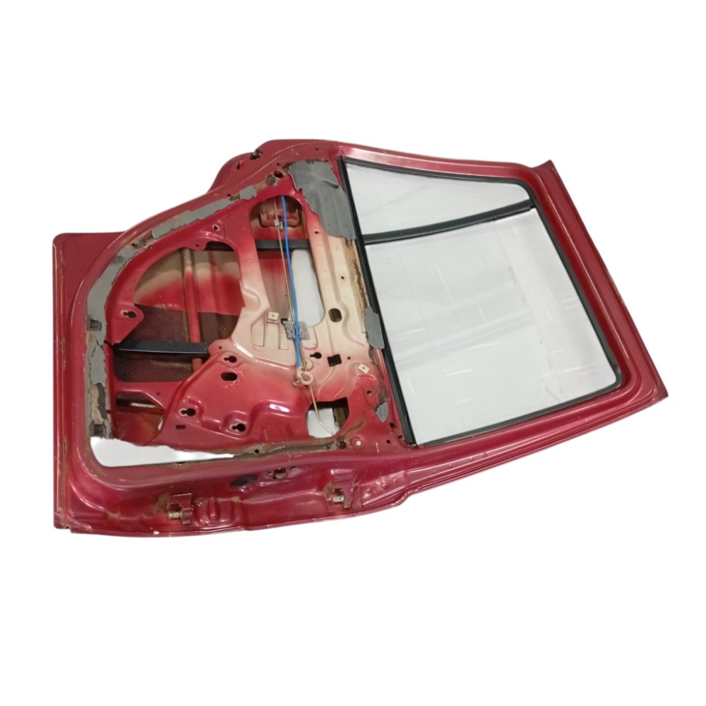 Porta Traseira Esquerda Vw Parati 16v Tour 2002 Original Traseira Esquerda Vermelho 6