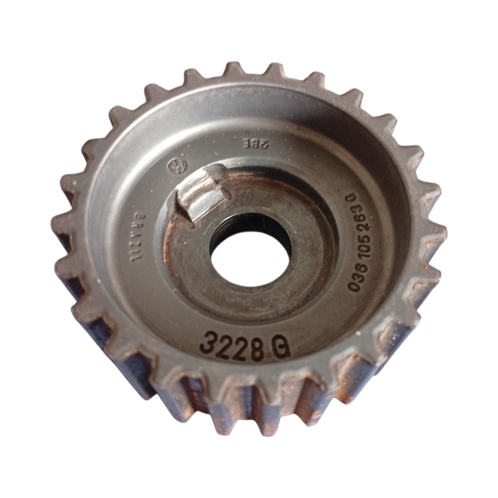 Engrenagem Virabrequim Polia 1.0 16v Para Vw Gol 1997 A 1999