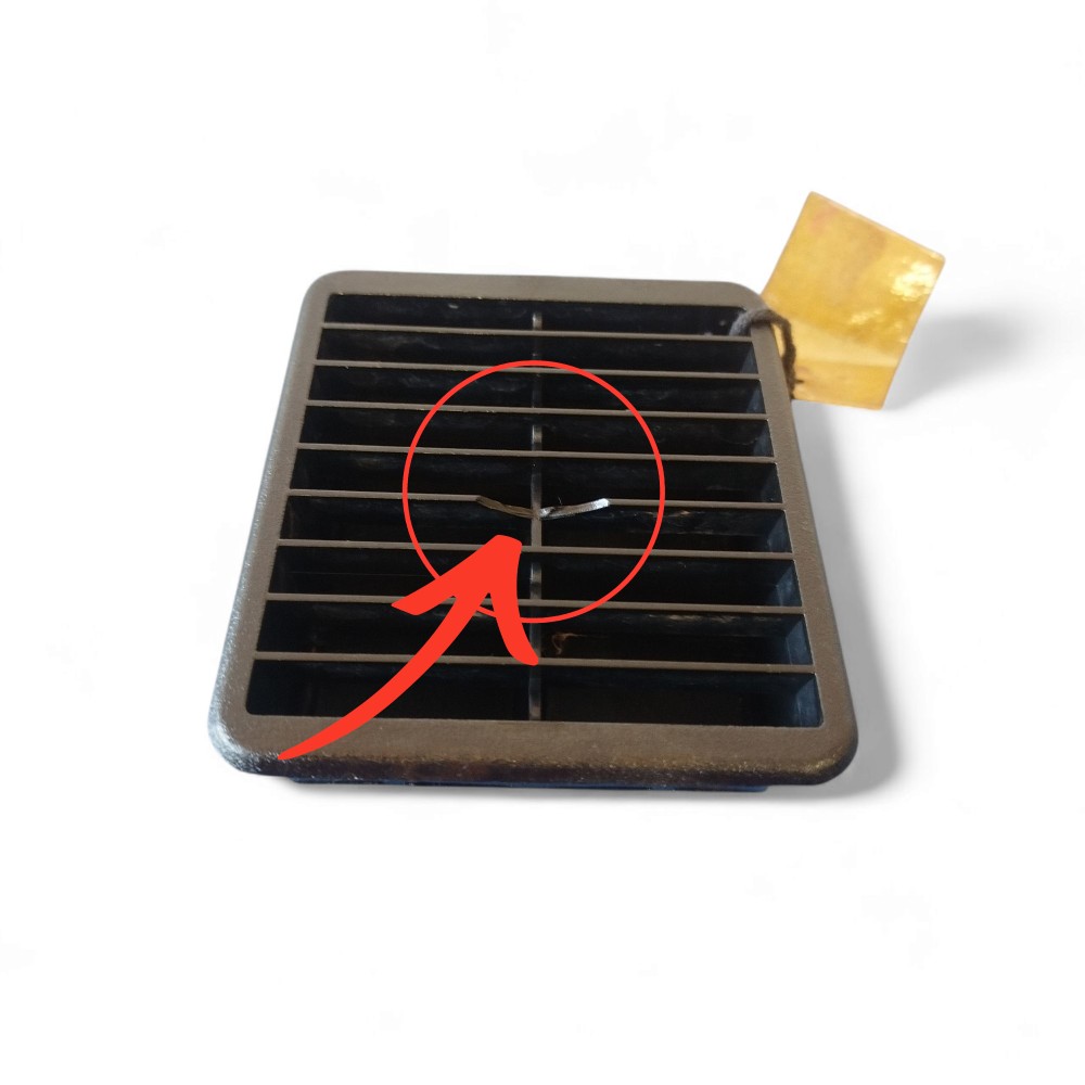 Difusor Ar Grade Coluna Porta Quadrado Vw Gol C/ Detalhe