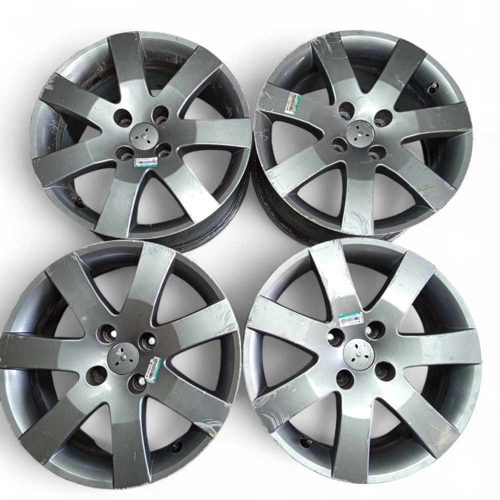 Jogo Roda Liga Leve  Aro 16 Citroen C4 Picasso Original 8