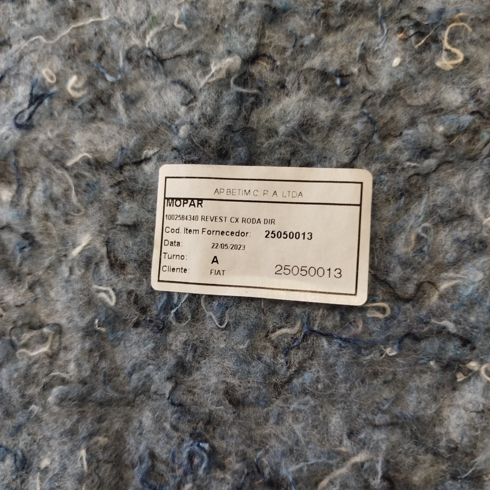 Forro Porta Malas Lado Direito Fiat Argo 2017 2023 Original