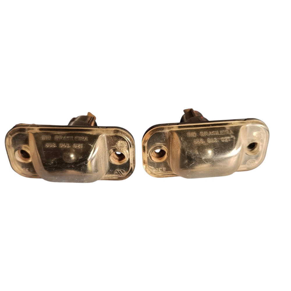Par Lanterna Luz De Placa Vw Logus Pointer 1992 A 1997