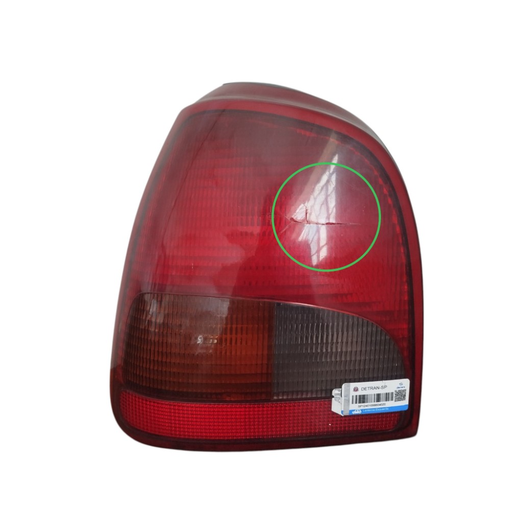 Lanterna Traseira Esquerdo Vw Gol 1995/1999 C/detalhes Esquerdo/motorista