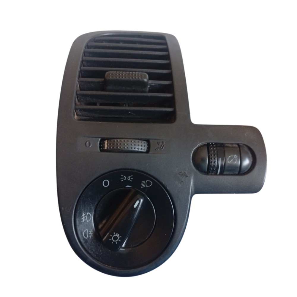 Difusor Ar Esquerdo C/chave Farol Reostato Vw Polo Classic
