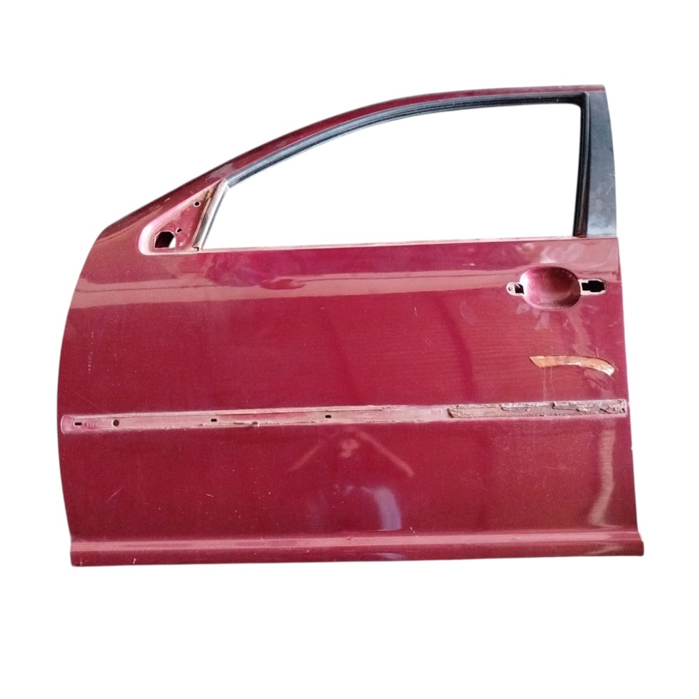 Porta Dianteira Esquerda Vw Golf 2000 Original Dianteira Esquerda Vermelha