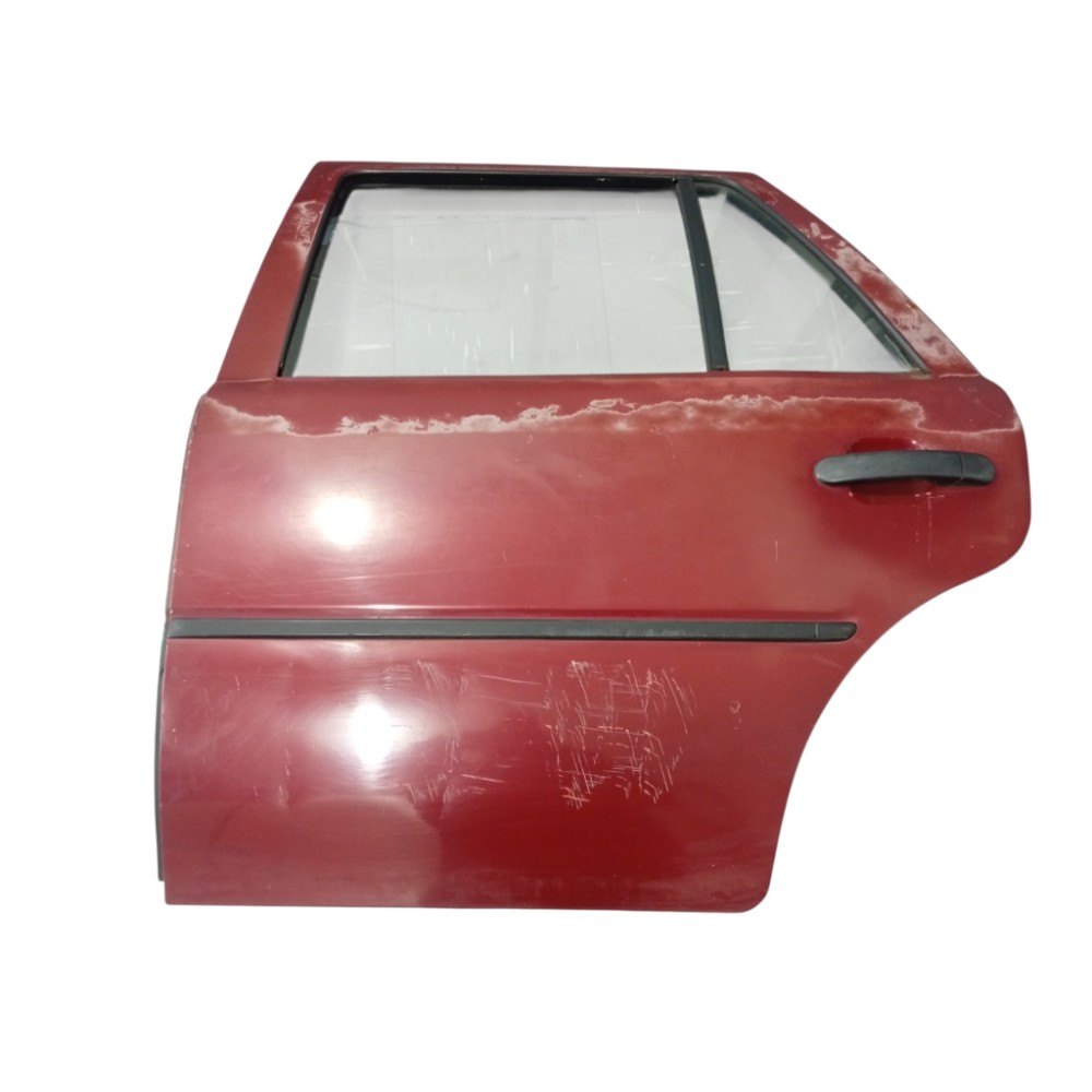 Porta Traseira Esquerda Vw Parati 16v Tour 2002 Original Traseira Esquerda Vermelho