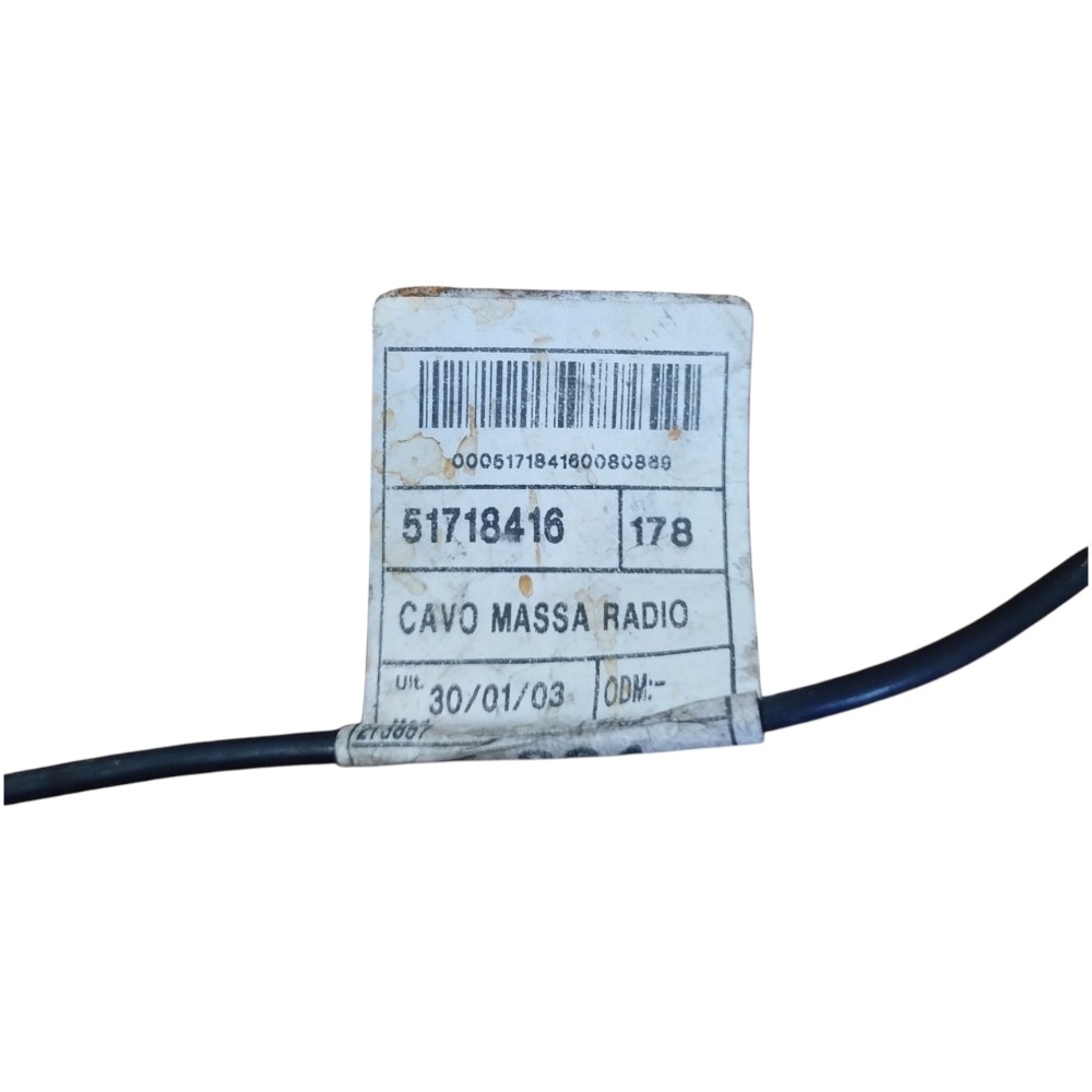 Cabo Negativo Radio Fiat Argo Cronos 1.3 2017 2023 Original 5