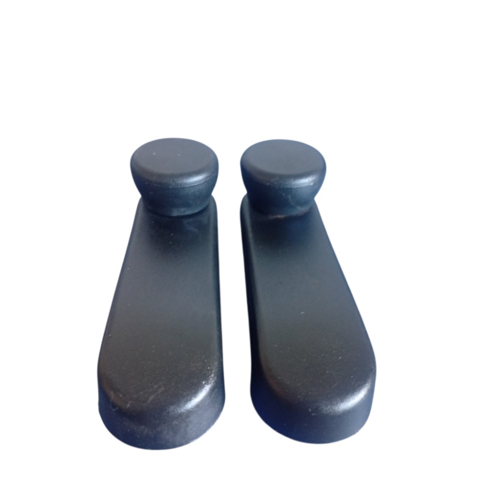 Par Manivela Vidro Traseiro Gm Onix Prisma 2011 A 2019 Preto