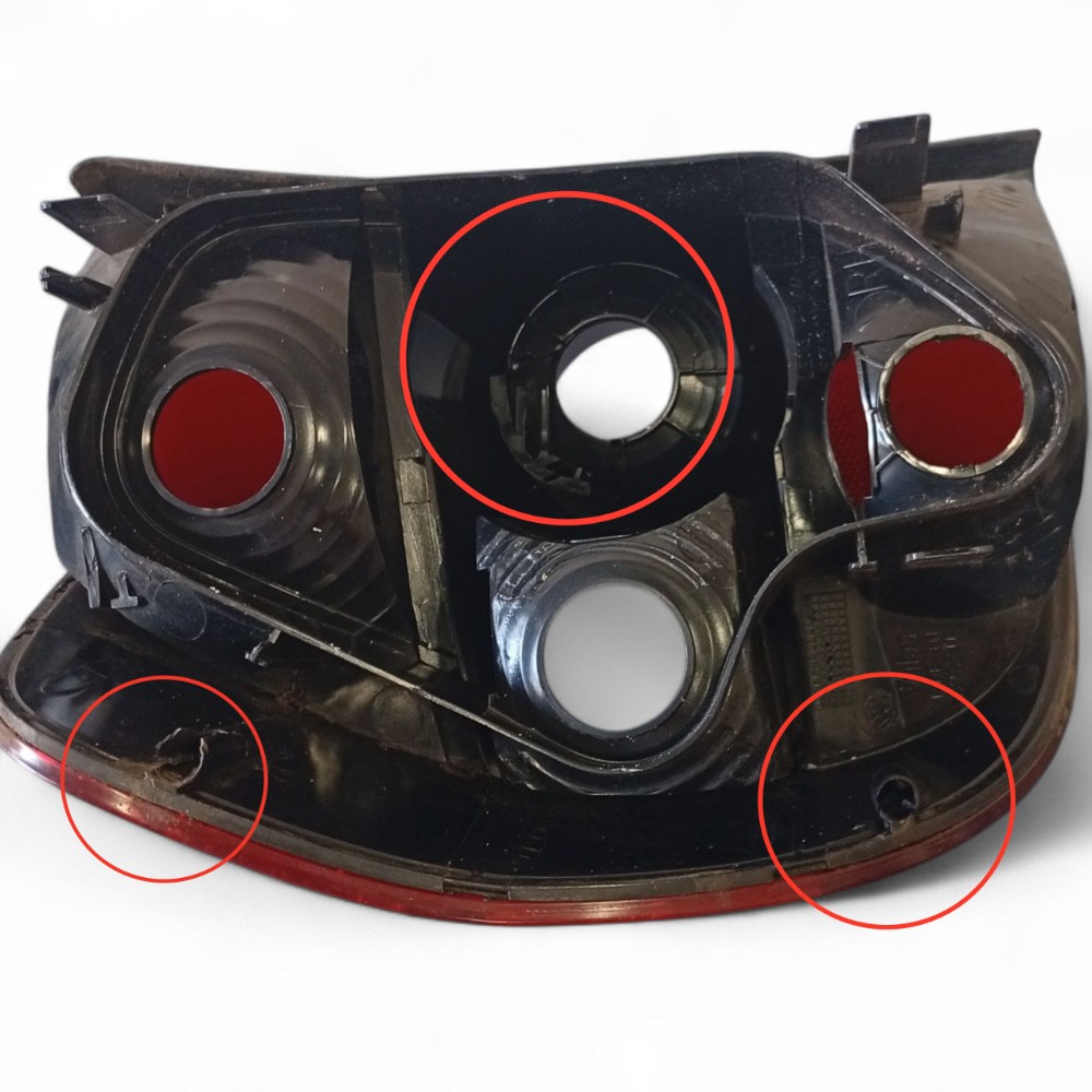Lanterna traseira direita Vw FOX 2004 a 2010 COM DETALHE 6
