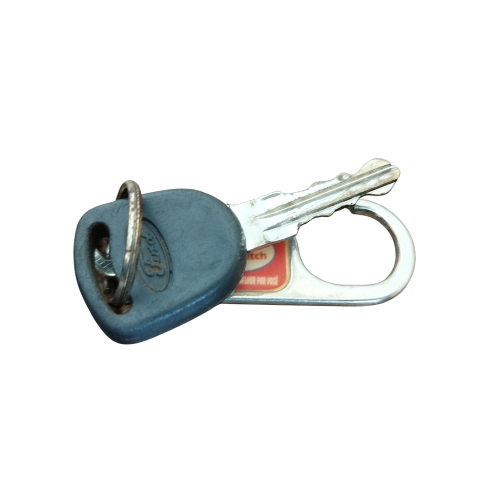 Coluna Direção Ford Scort Hobby Com Chave Original 3