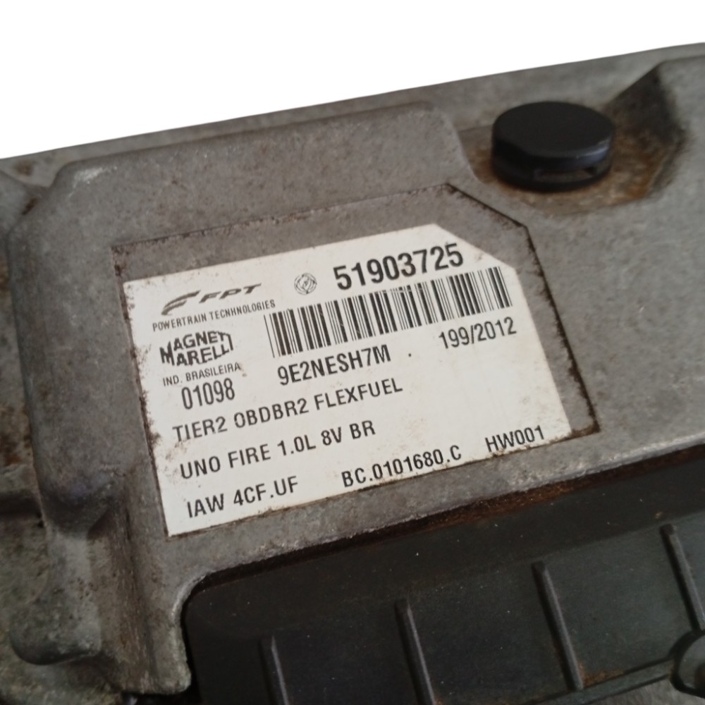Kit Injeção 1.0 Fiat Siena Uno Palio S/chave 2007 A 2013 4