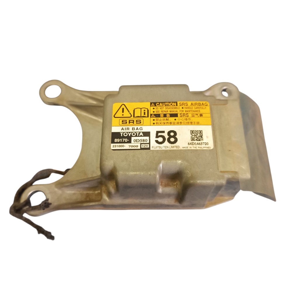 Módulo airbag 1.5 toyota etios 2013 a 2016