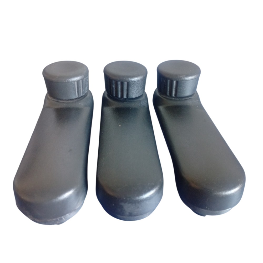 Kit 3 Manivela Vidro Manual Renault Clio 2006 A 2015 Preto