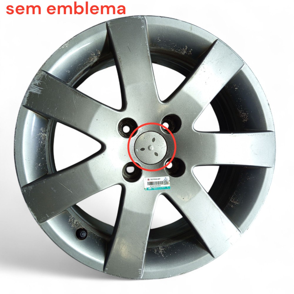 Jogo Roda Liga Leve  Aro 16 Citroen C4 Picasso Original 5
