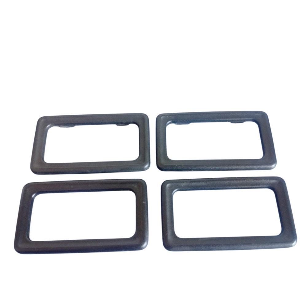 Kit 4 Moldura Maçaneta Interna Fiat Uno 1995 A 2005