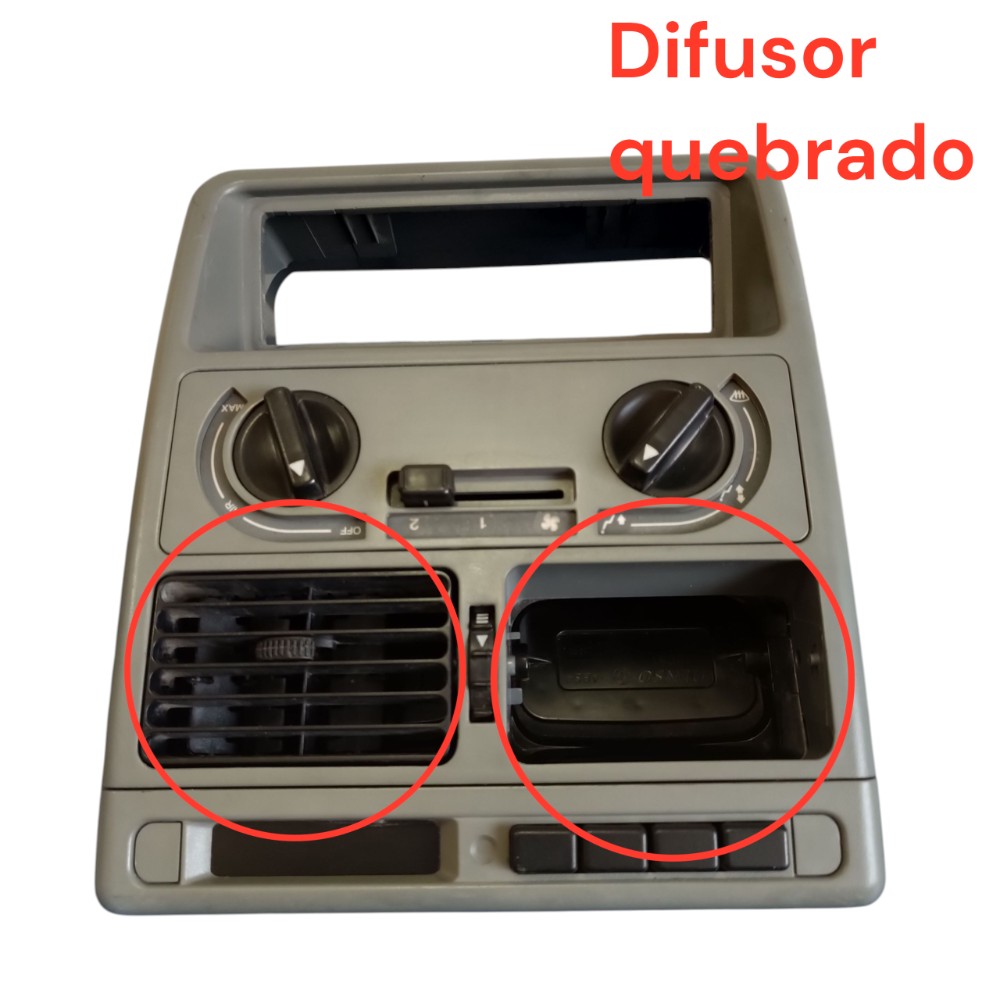 Difusor central fiat Fiorino flex 10/11 c/Detalhes