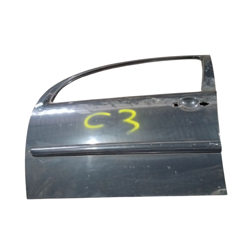 Porta Dianteira Esquerda Citroen C3 2003 A 2012 Original  Dianteira Esquerda Preto
