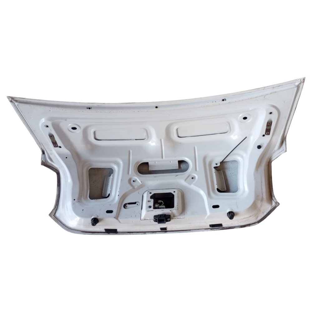 Tampa Traseira Porta Malas Renault Logan 2014 2015 2016 Branca 4