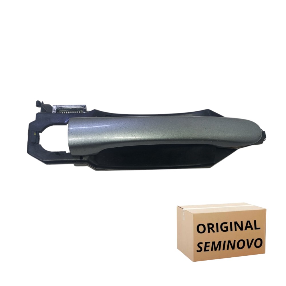 Maçaneta Externa Dianteira Palio 2004 A 2017 Prata Dianteira 2