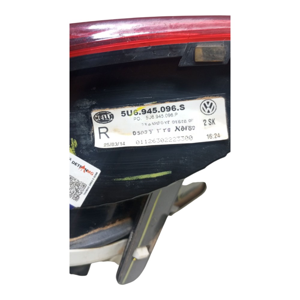 Lanterna Traseira Direita Volkswagen Gol G6 2012 2016 Vermelho/branca 7