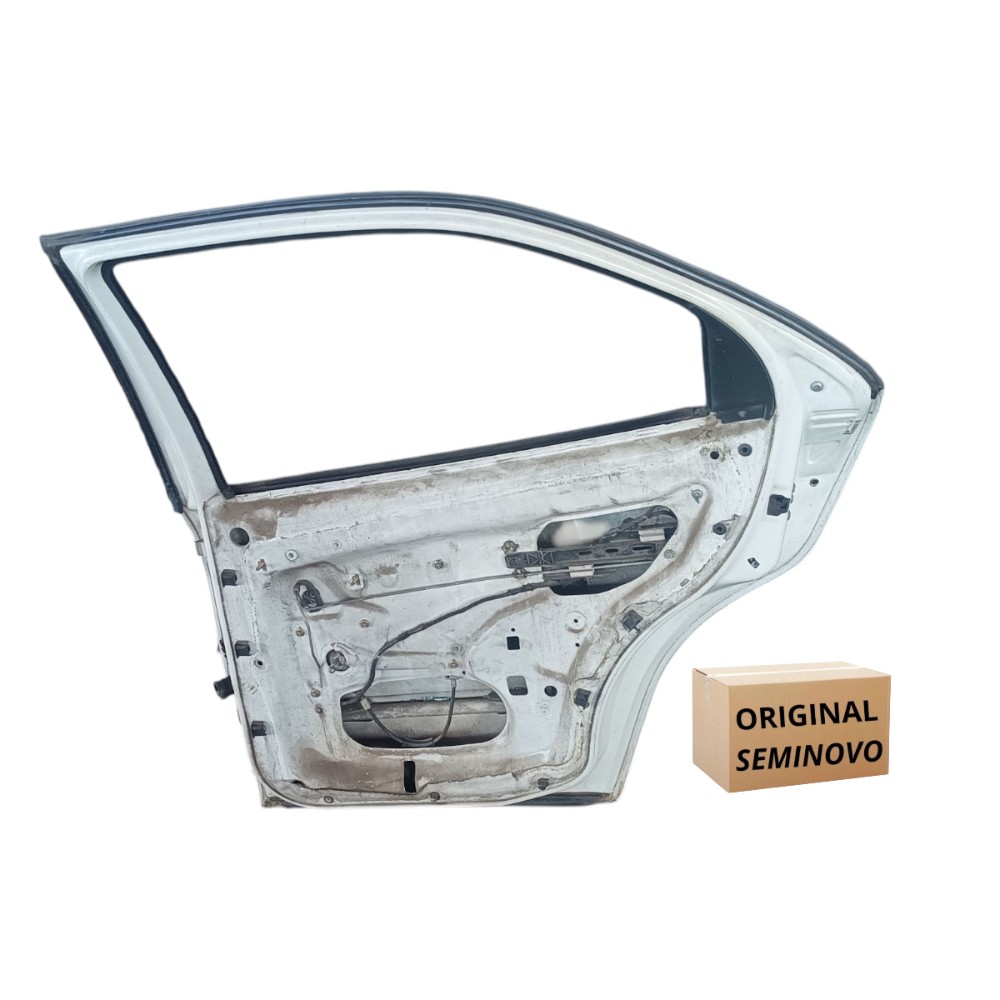 Porta Traseira Direita Fiat Brava 1999 2003 Traseira Direita Traseira Direita Branca 2