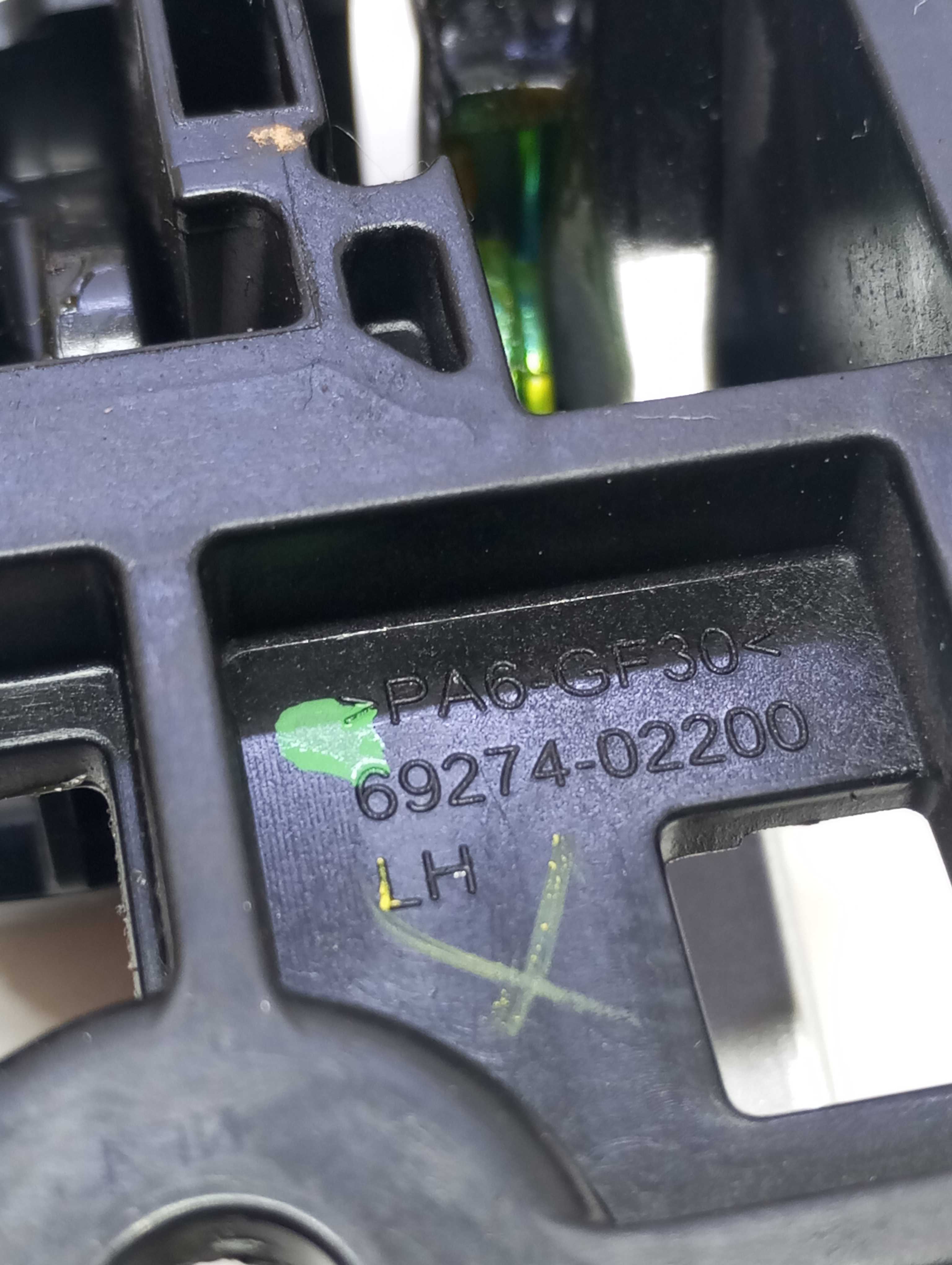 Maçaneta Puxador Interna Esquerda Corolla 2020 2021 2024 Preto Dianteira 1