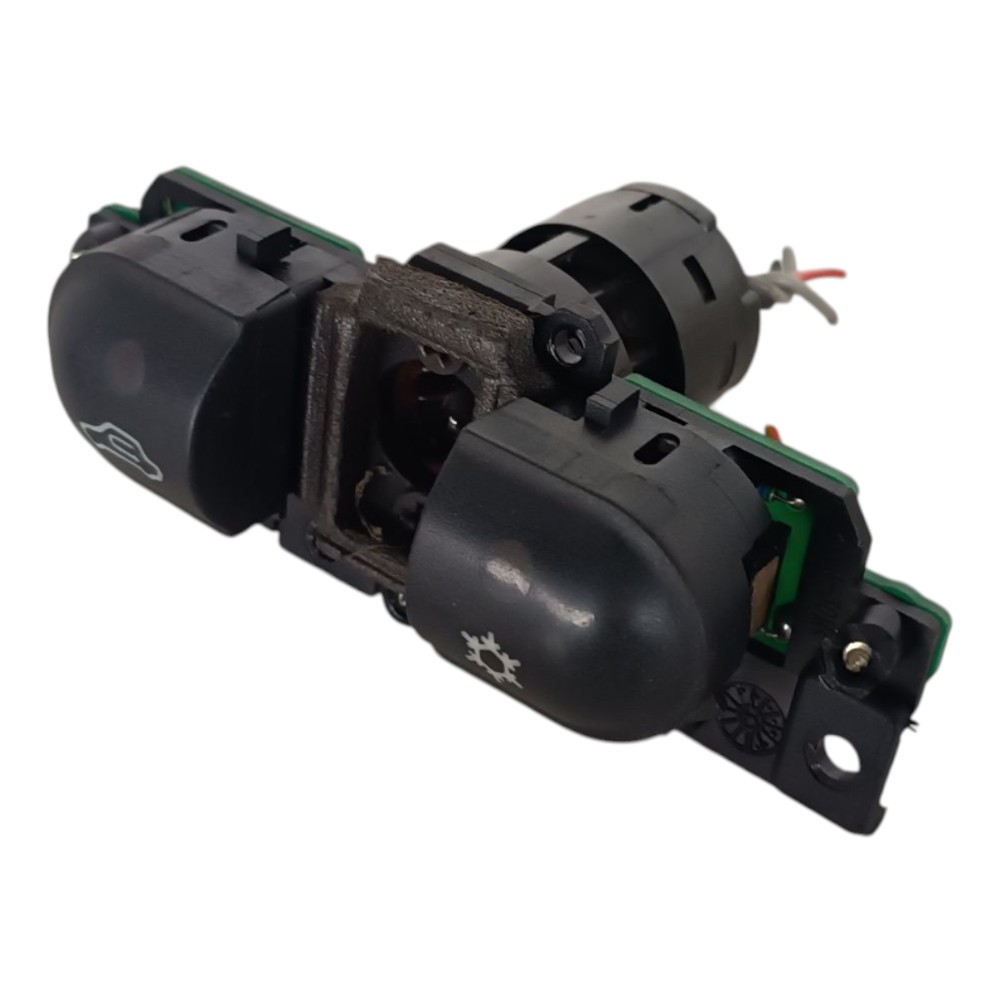 Botão Comando Acionador Ar Condicionado Fiat Brava 1999 2000 Preto 1