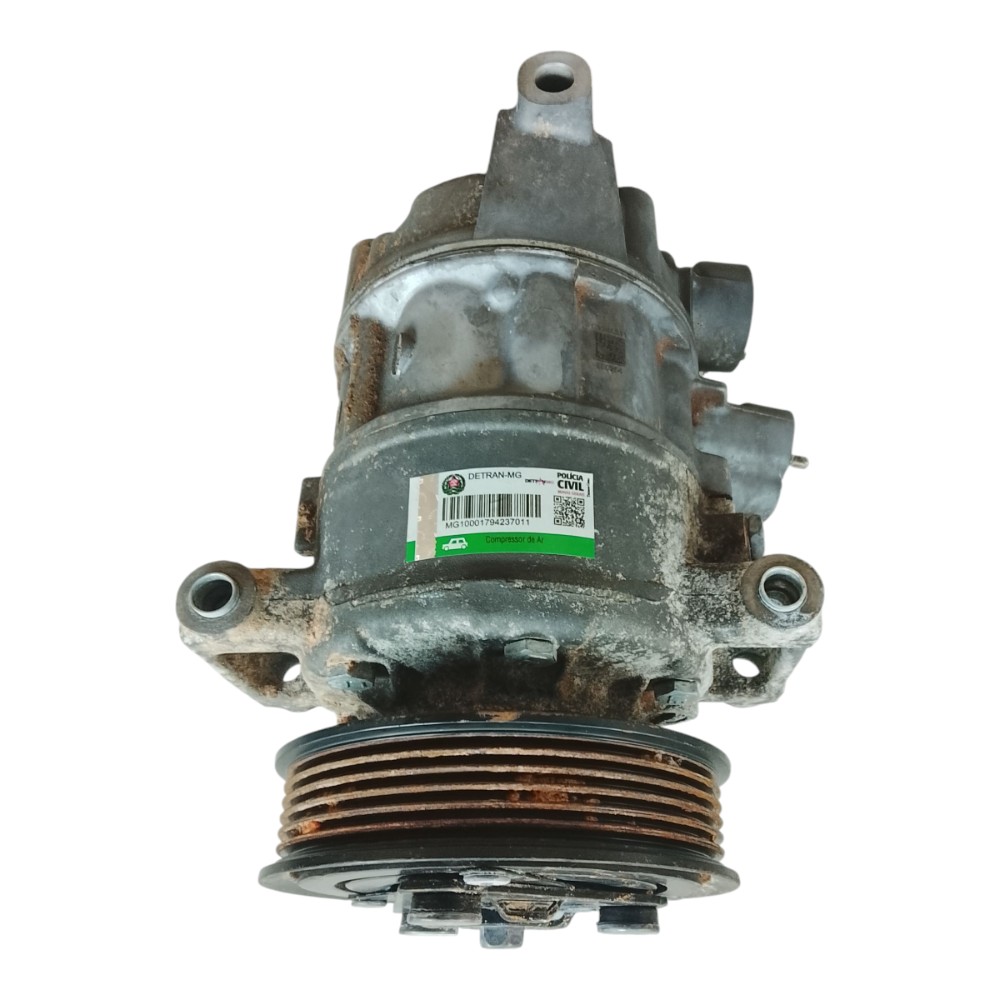 Compressor De Ar Condicionado Volkswagen T Cross 2020 2024 Prata