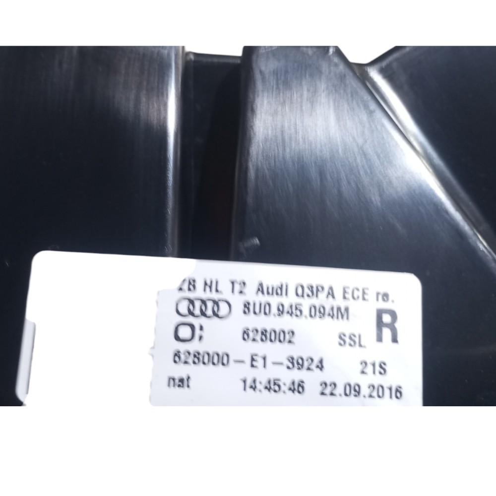 Lanterna Traseira Direita Audi Q3 2016 2017 2018 Direito/passageiro Vermelha 7