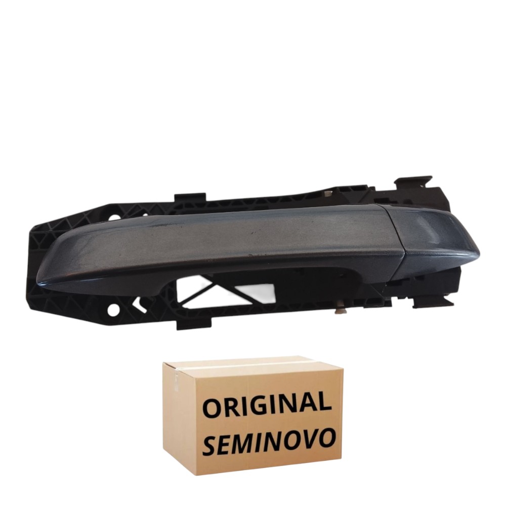 Maçaneta Externa Dianteira Direito Polo T-cross Virtus Cinza-escuro Dianteira 1