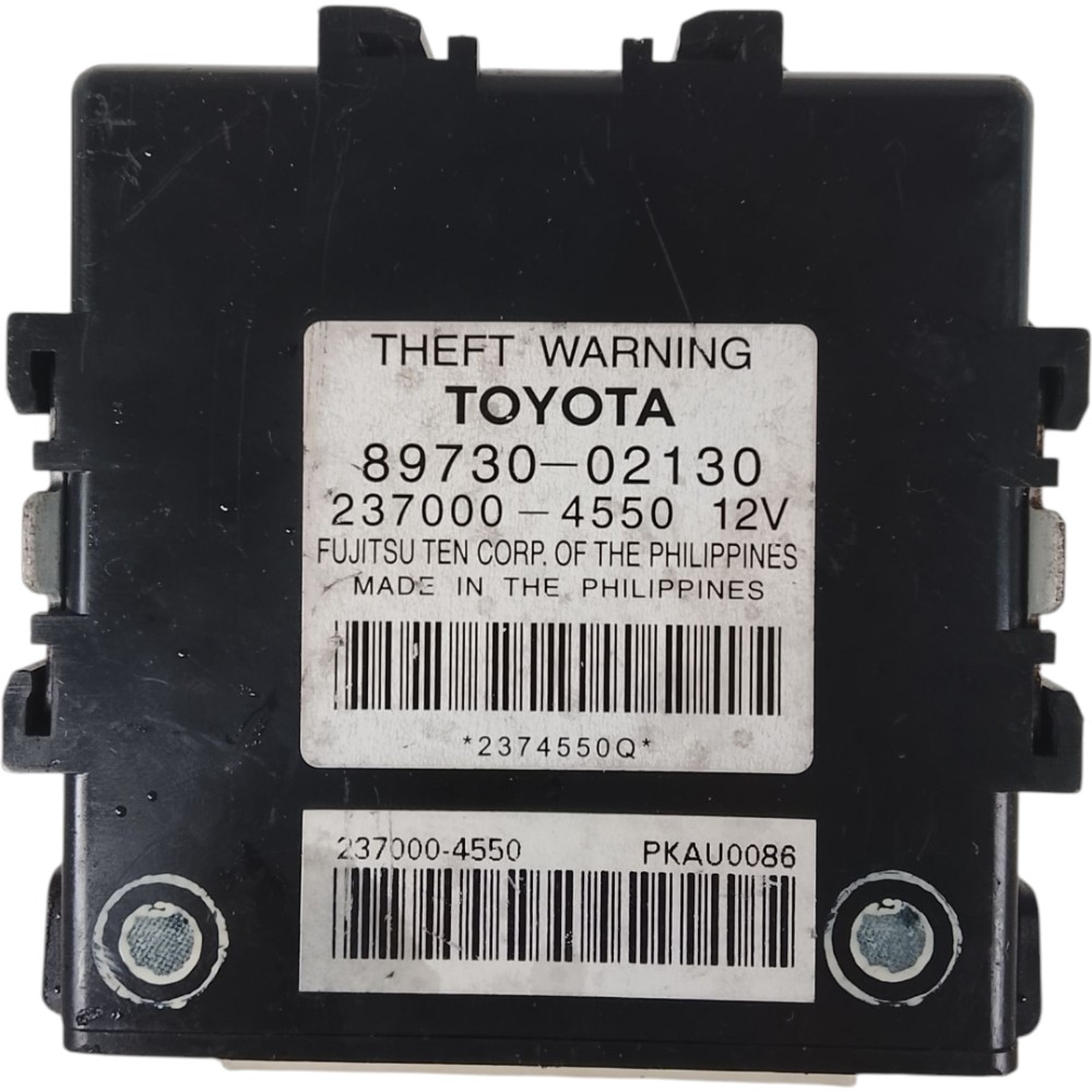 Módulo Alarme Central  Toyota Corolla 2009 2012