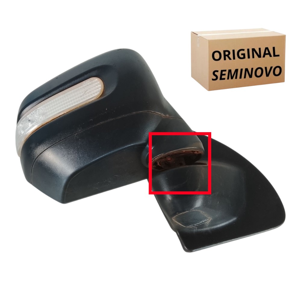 Retrovisor C/detalhes Fiat Strada 2015 2016 2