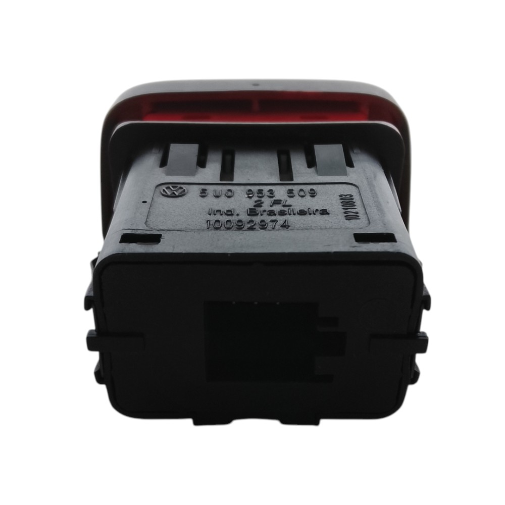 Botão Pisca Alerta Vw Gol Saveiro Voyage 2013 2016 Preto 2