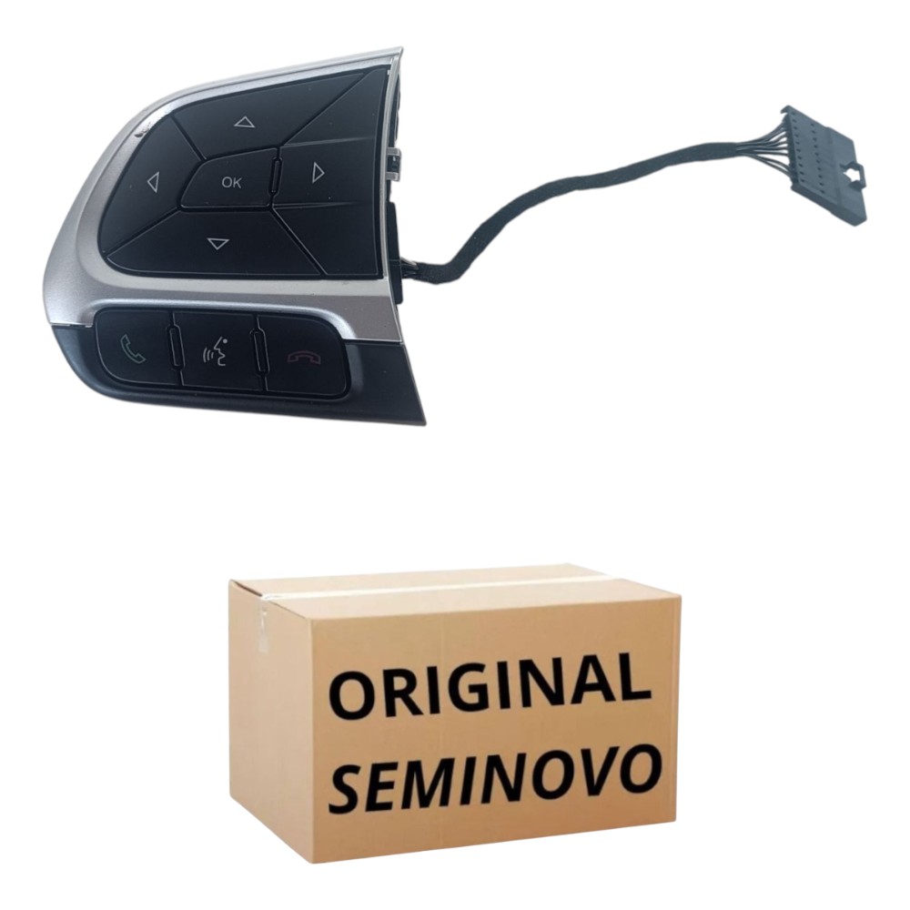 Botão Comando De Som Volante Jeep Compass 2018 2021 Esquerdo 2