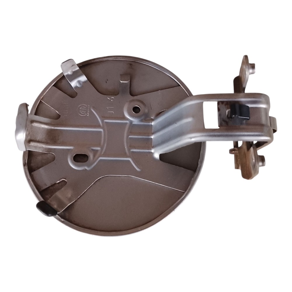 Tampa Portinhola Tanque Combustível Fiat Mobi 2016 2020 Prata 2016 5