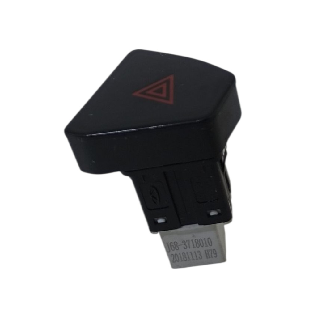 Botao Pisca Alerta Central Preto Chery Tiggo 1.5 5x 20/21