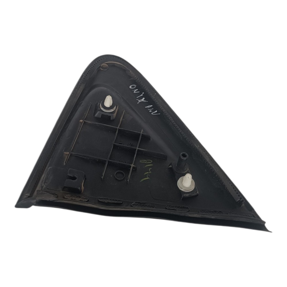 Moldura Lateral Retrovisor Chevrolet Onix Plus 2020 Esquerdo Preto 5