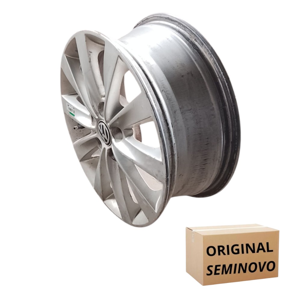Roda Avulsa Volkswagen Space Fox Aro 15 2009 2012 Prata 3