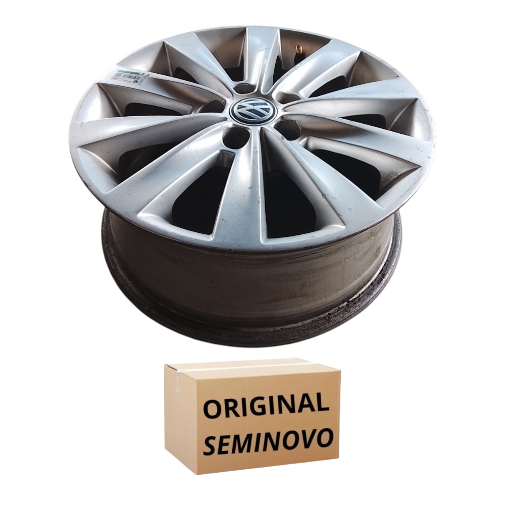 Roda Avulsa Volkswagen Space Fox Aro 15 2009 2012 Prata 3