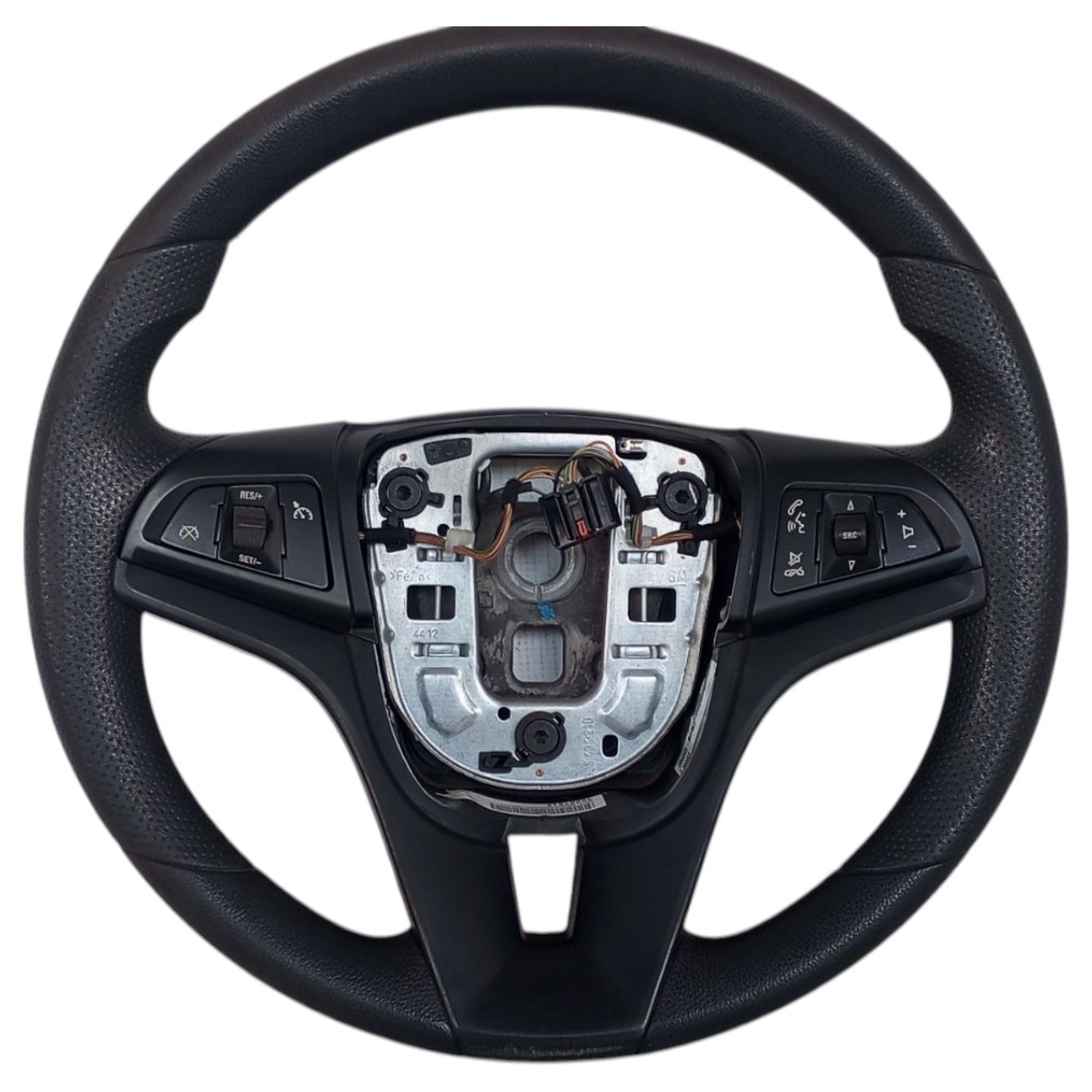 Volante De Direção C/ Comandos Chevrolet Cruze 2012/2016 Preto 1