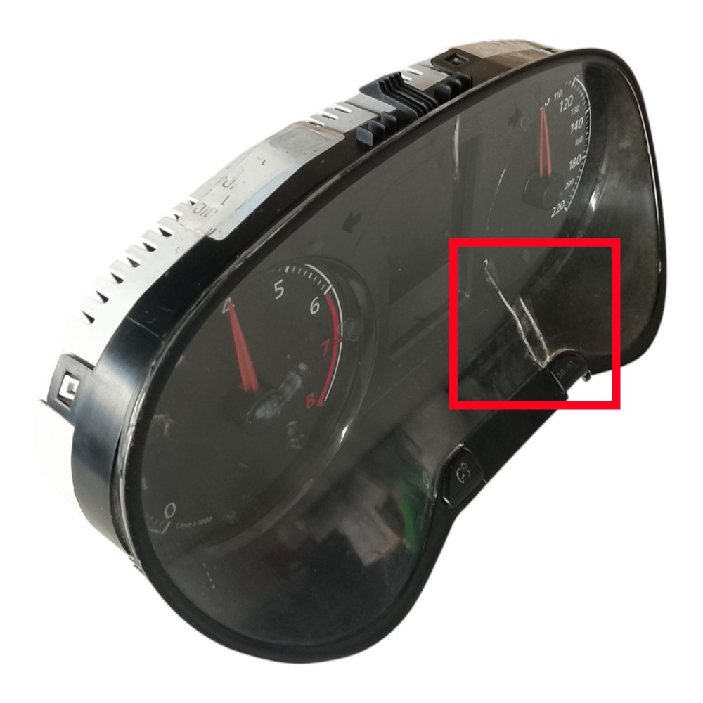 Painel Instrumentos C/ Detalhe Volkswagen Gol 2018 Preto 1