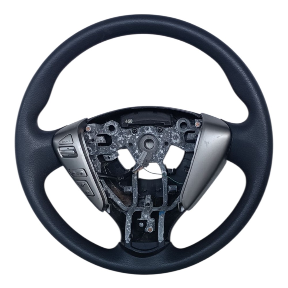Volante Motorista C/ Comando Nissan Versa 2016 2018 2020 Preto