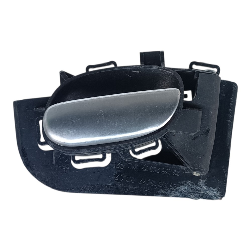 Maçaneta Interna Dianteira Direita Peugeot 207 2008 2011 Preto Dianteira 2