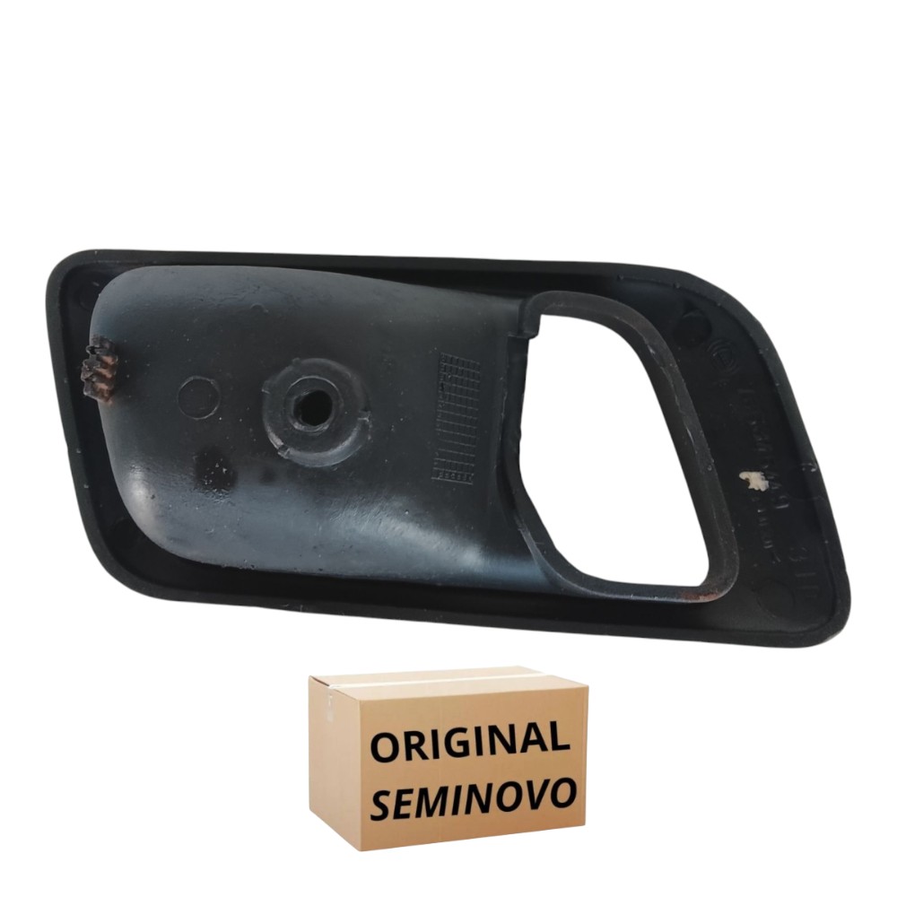 Moldura Maçaneta Interna Fiat Strada 2020 Dianteira Preto 2