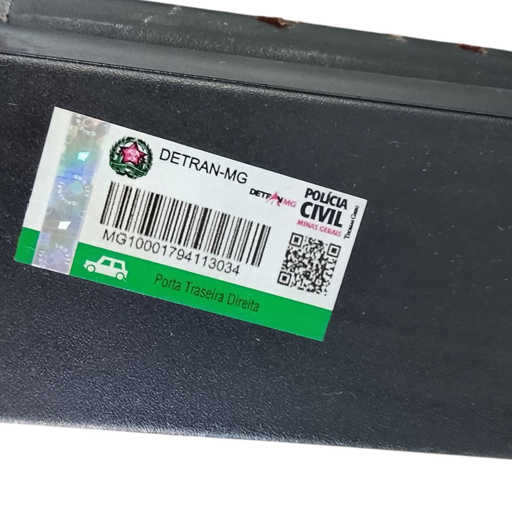 Porta Preta Traseira Direito Chevrolet Tracker 2022 2023 5