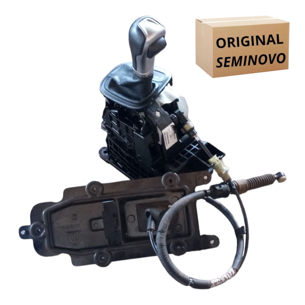 Alavanca Câmbio Automático C/cabos Compass 2018 2019 2021 Preto 3