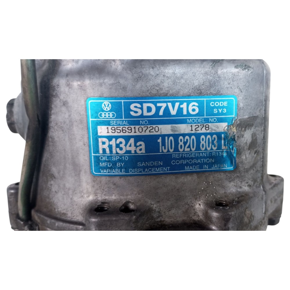 Compressor Ar Condicionado Vw New Beetle Jetta 2.0 2008 2010 7